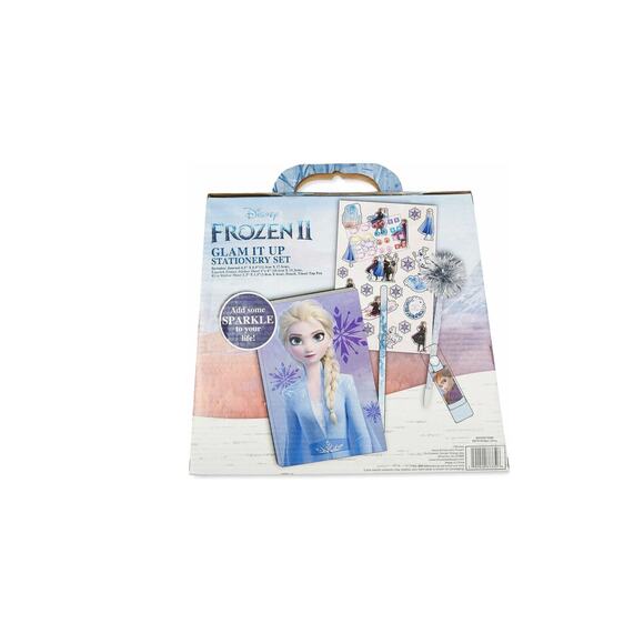 Frozen II Bundle Gift set journal set & charm bracelet New - Picture 3 of 6